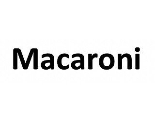Macaroni лого