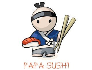 Papa Sushi лого