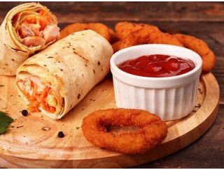 Шаурма на советской лого