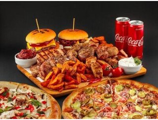 Мясоед - пицца и гриль лого