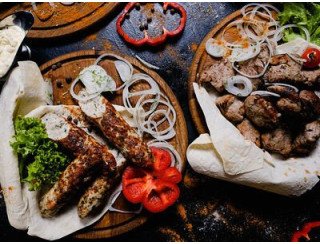 Шашлык и донер на мангале лого