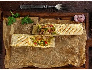 Сочная мощная шаурма лого