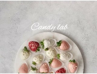 Клубника в шоколаде от Candy lab лого
