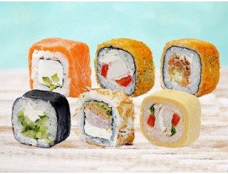 Кубик суши лого