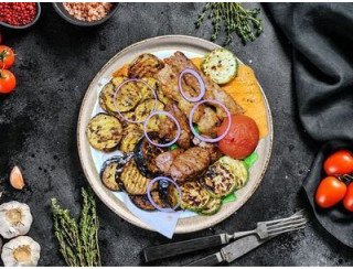 Шаурма и шашлык лого