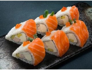 6 углов суши роллы лого