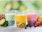 Fresh coffee bubble tea