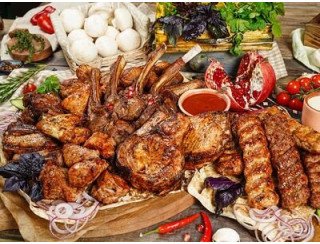 Три хинкали & Шашлык лого