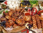 Три хинкали & Шашлык
