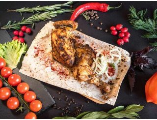 Мясо у мангала лого