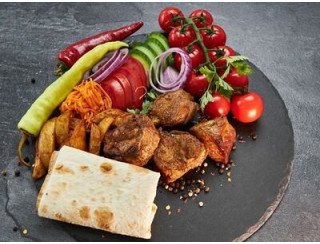 Шаверма шашлык на дачной лого