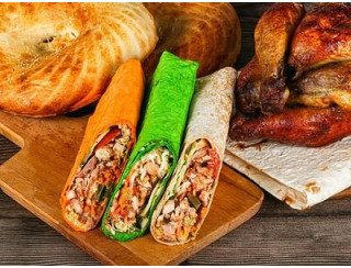 Шаурма шашлык лого