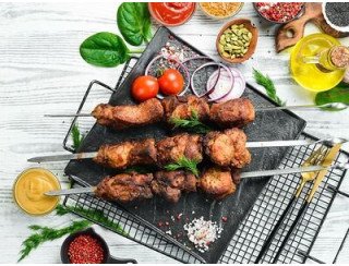 Бакинский шашлык лого