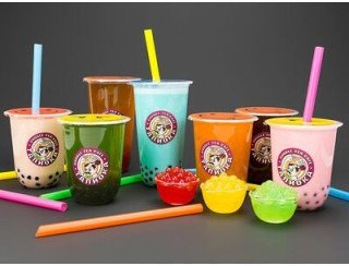 Тапиока bubble tea cafe лого