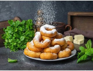 Пончики! Выпекаем на месте лого