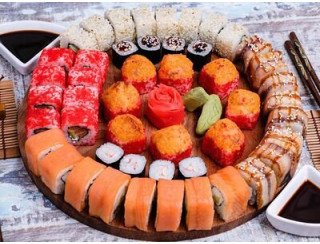 Sushi AKI Pizza лого