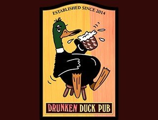 Drunken Duck Pub лого