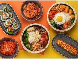 Omo korean food лого