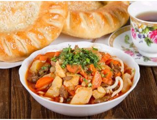 Узбекская кухня халяль лого