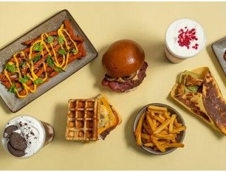 Script Burger & Bubble Tea лого