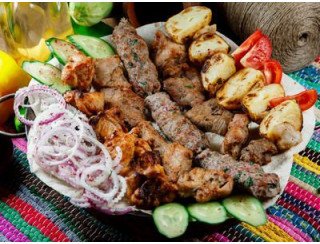 Шашлыки на районе лого