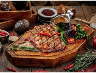 Мясо здесь лого