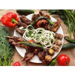 Угли и мясо