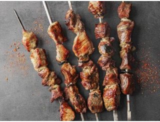 Шашлык шаверма домашная еда лого