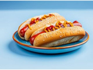 Вкус он Гриль-дог лого