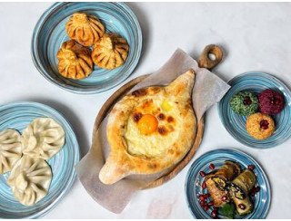 Миквархар - Грузинский стрит фуд лого