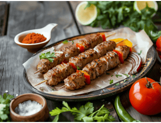 Шаурма и шашлык лого