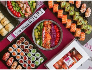 Too much sushi лого