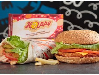 Happy burger лого