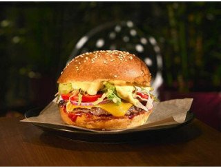 Бархан Burger Shop лого