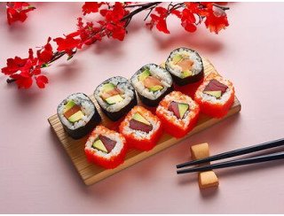 Суши самурай лого