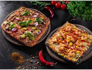 Квадратная пицца Сибарит лого