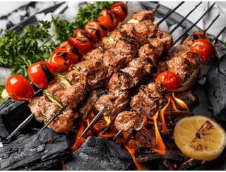 Мясо на углях лого