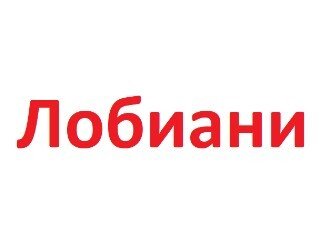Лобиани лого
