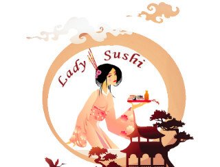 Lady Sushi лого