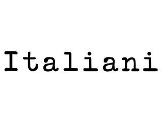 Italiani лого